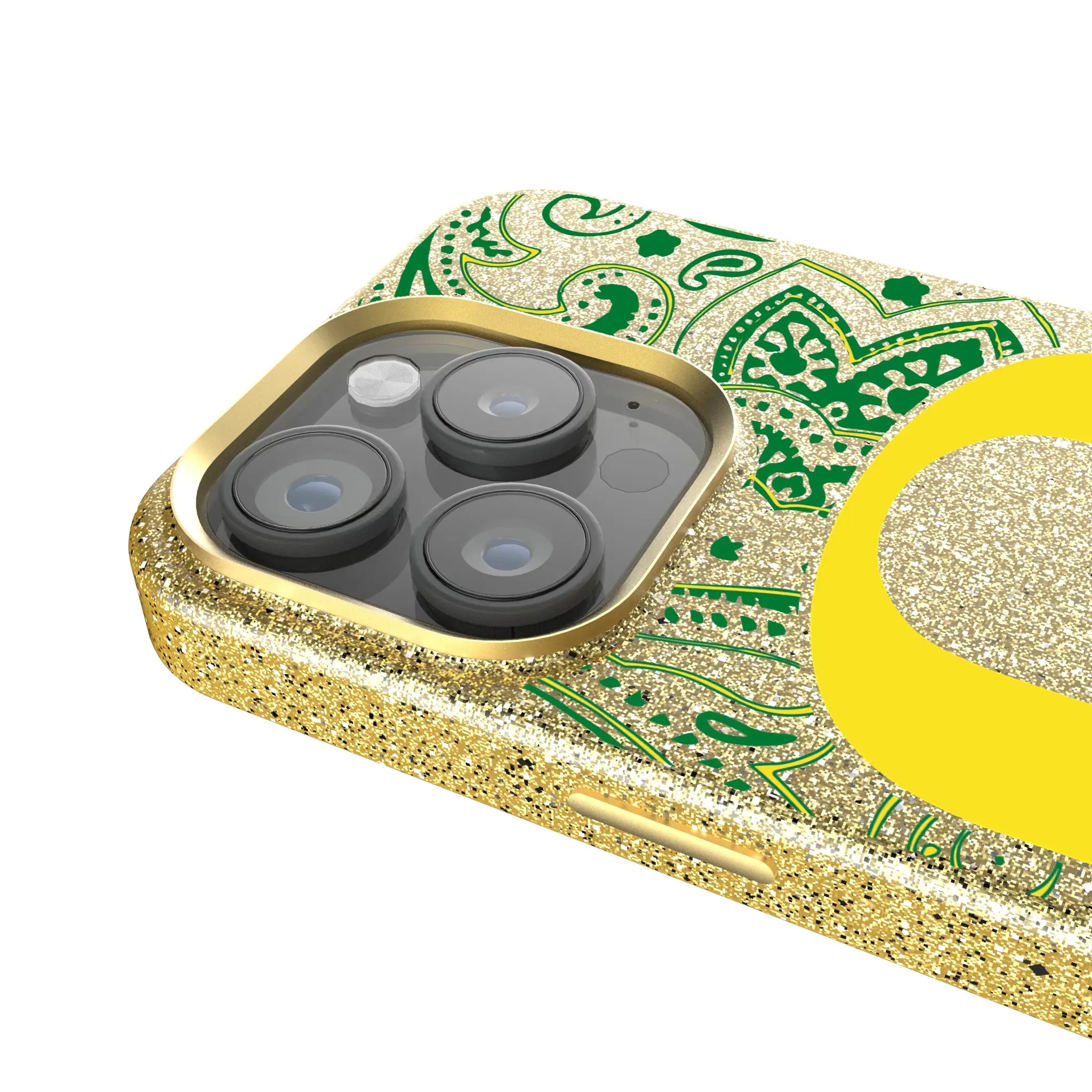 University of Oregon Ducks Paisley Bling Phone Case