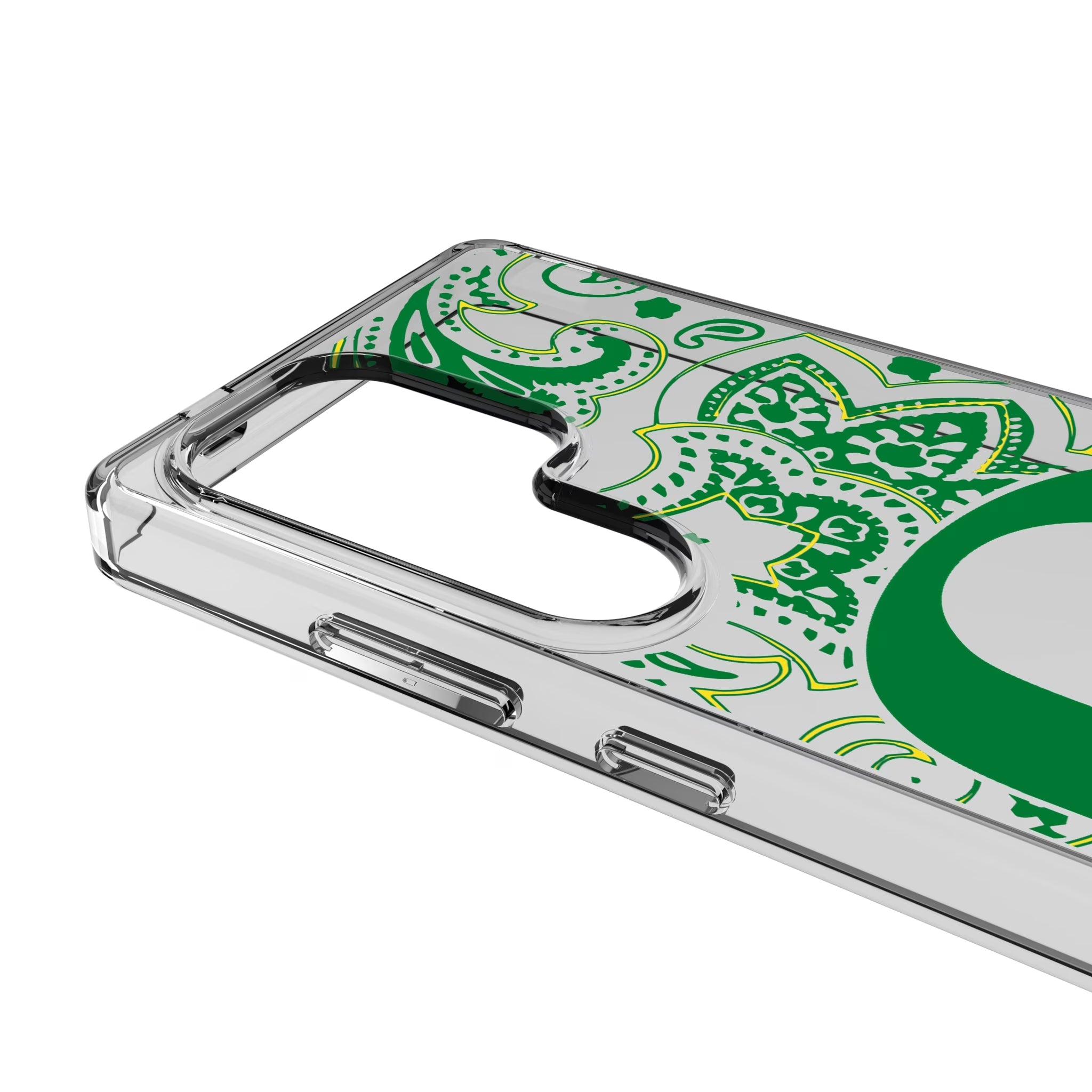 University of Oregon Ducks Paisley Clear Phone Case for Samsung Galaxy
