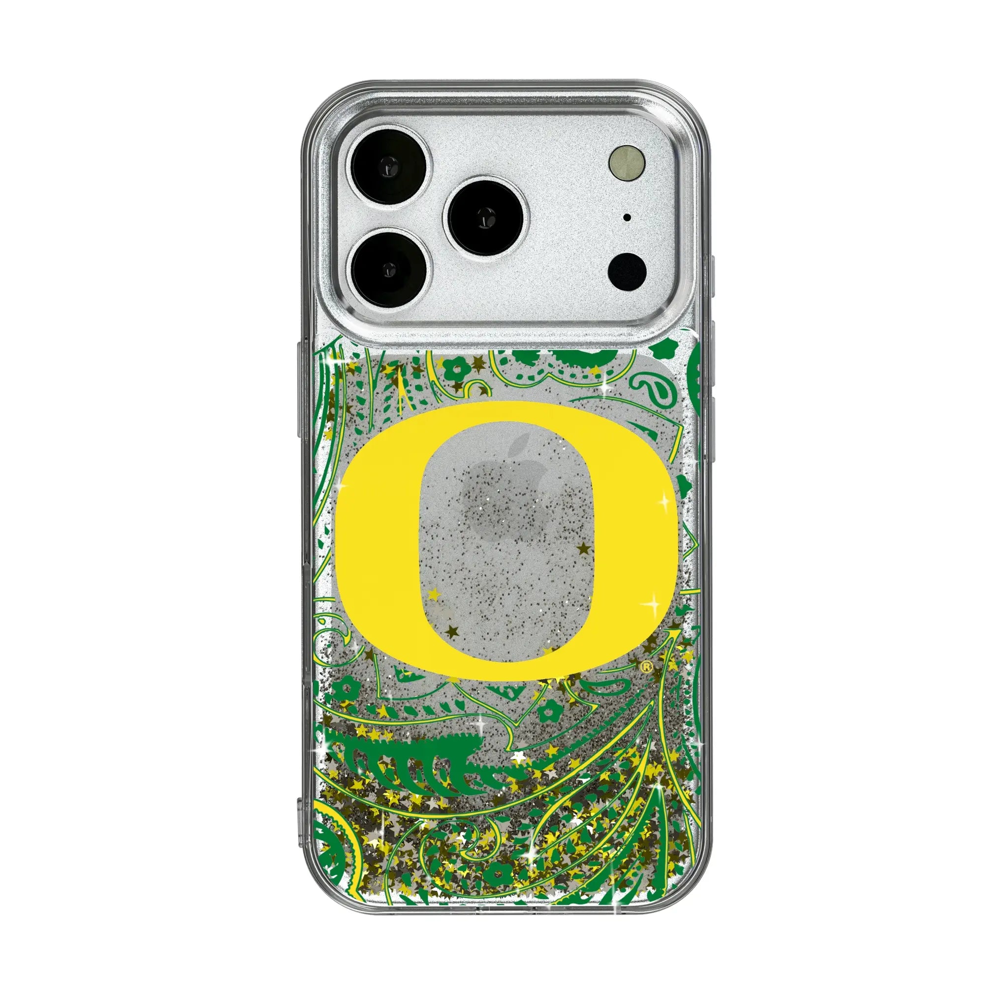 University of Oregon Ducks Paisley Glitter Phone Case