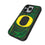 University of Oregon Ducks Paisley MagSafe Compatible Phone Case for Apple iPhone
