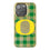 University of Oregon Ducks Plaid Bling Phone Case