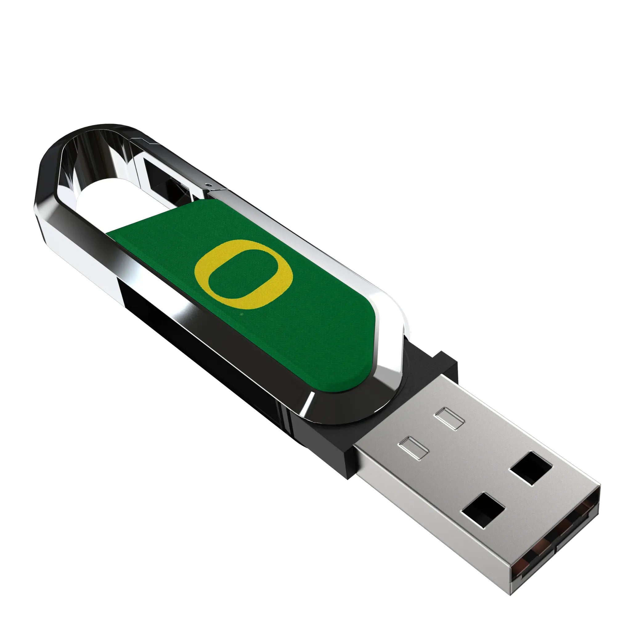 University of Oregon Ducks Solid USB 32GB Clip Style Flash Drive