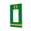 University of Oregon Ducks Stripe Hidden-Screw Light Switch Plate - Sports Gifts, Sports Memorabilia, Sports Collectibles, Fan Shop
