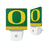 University of Oregon Ducks Stripe Night Light 2-Pack