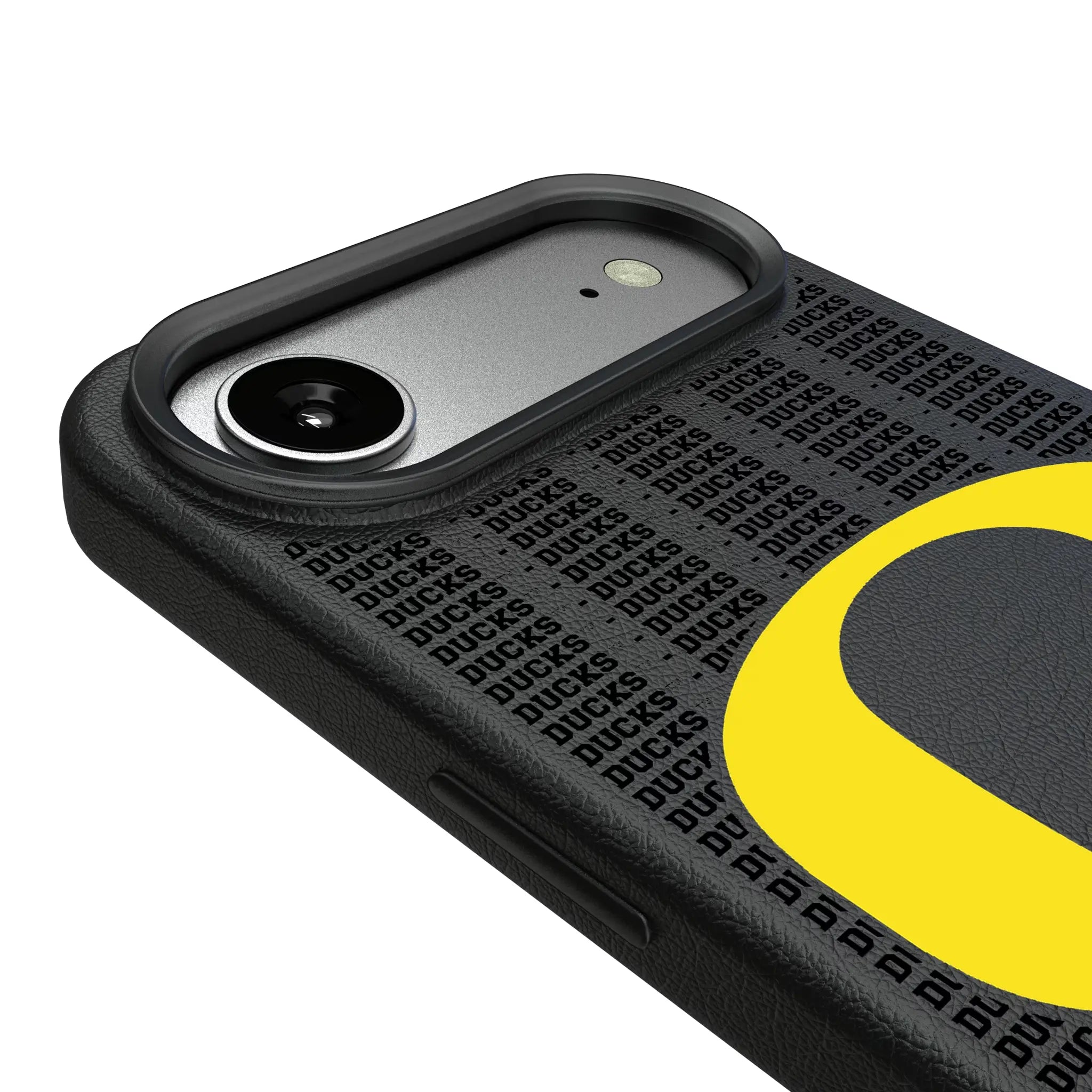University of Oregon Ducks Text Backdrop MagSafe Compatible Phone Case for Apple iPhone