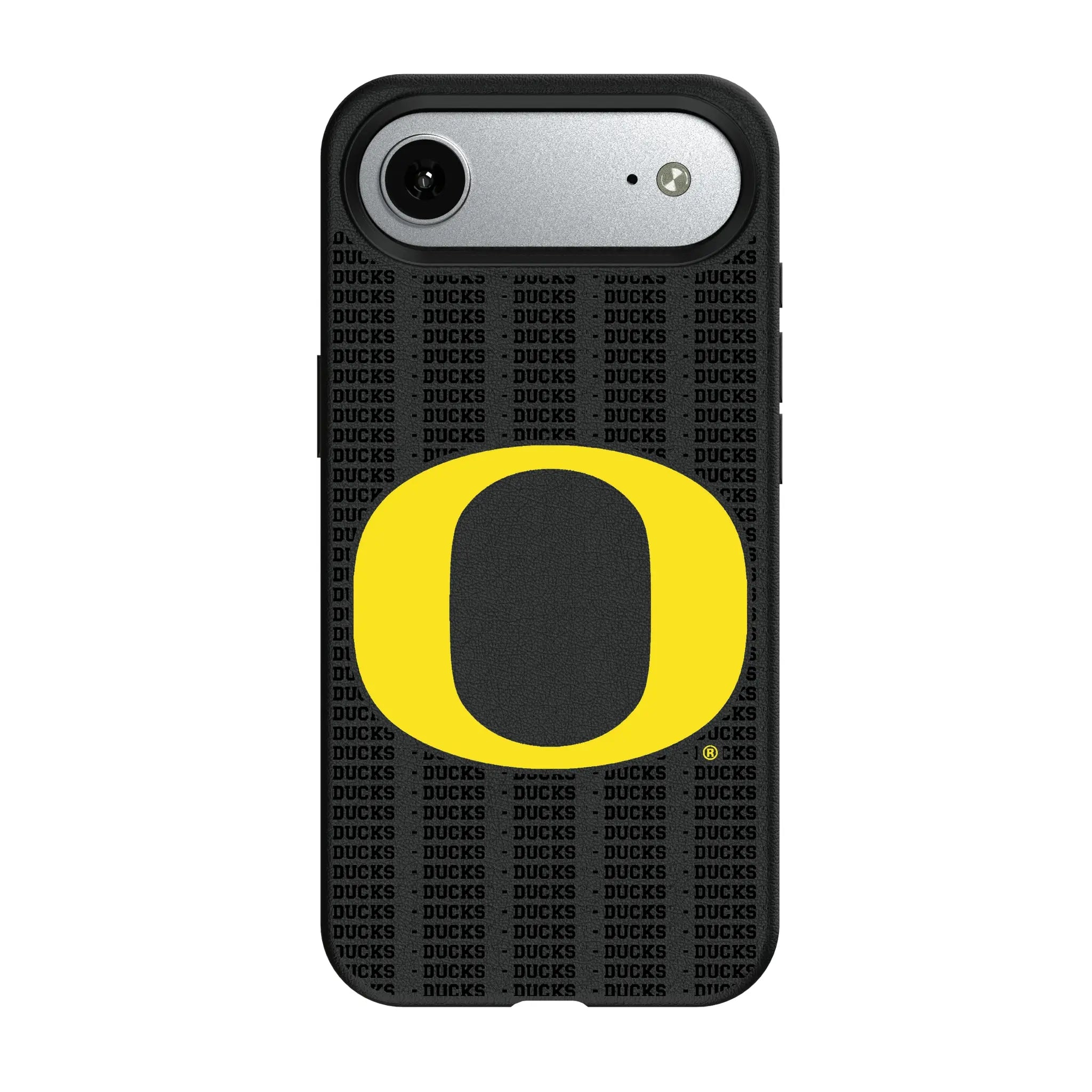 University of Oregon Ducks Text Backdrop MagSafe Compatible Phone Case for Apple iPhone