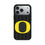 University of Oregon Ducks Text Backdrop MagSafe Compatible Phone Case for Apple iPhone