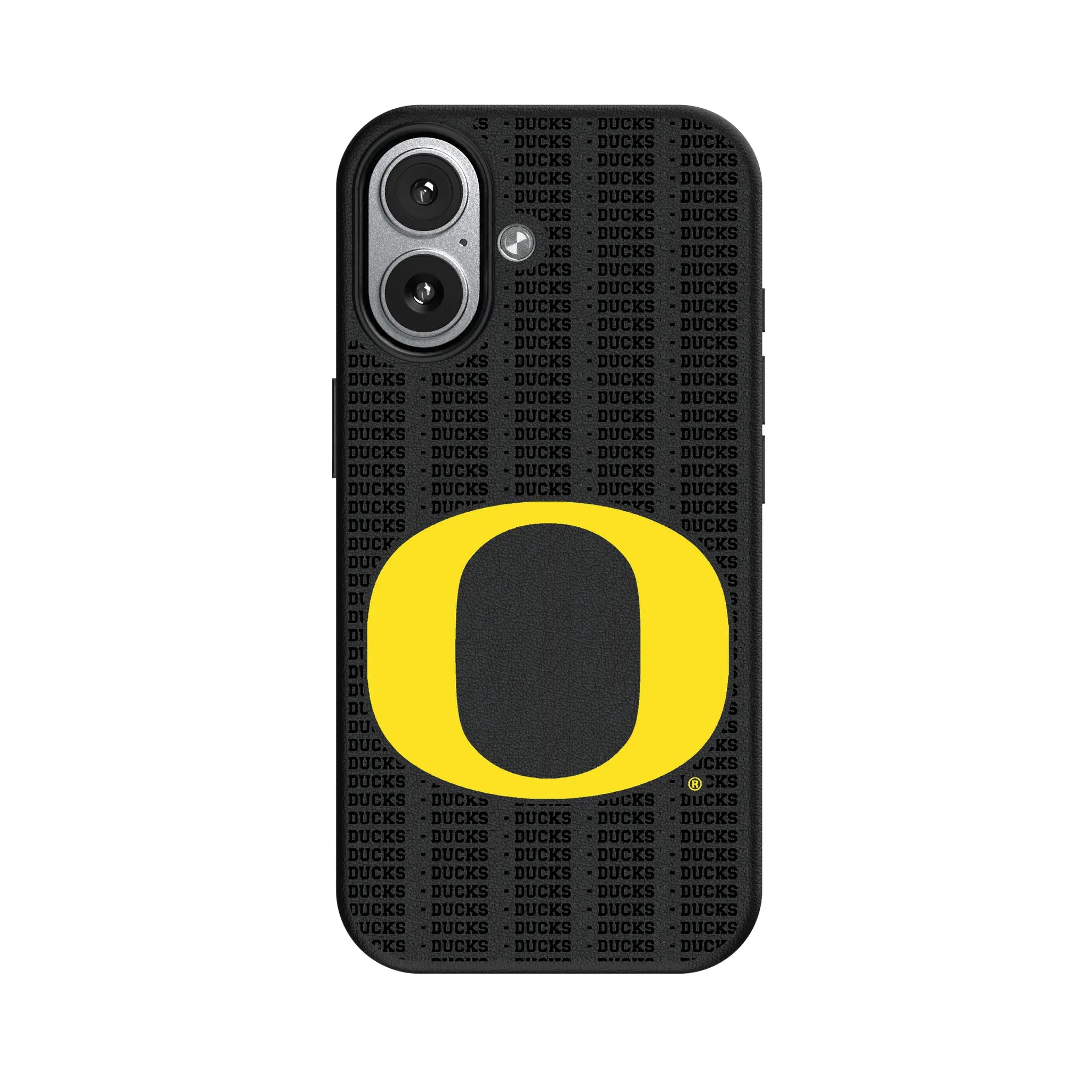University of Oregon Ducks Text Backdrop MagSafe Compatible Phone Case for Apple iPhone
