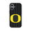 University of Oregon Ducks Text Backdrop MagSafe Compatible Phone Case for Apple iPhone