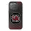 University of South Carolina Gamecocks Linen Bling Phone Case for Apple iPhone