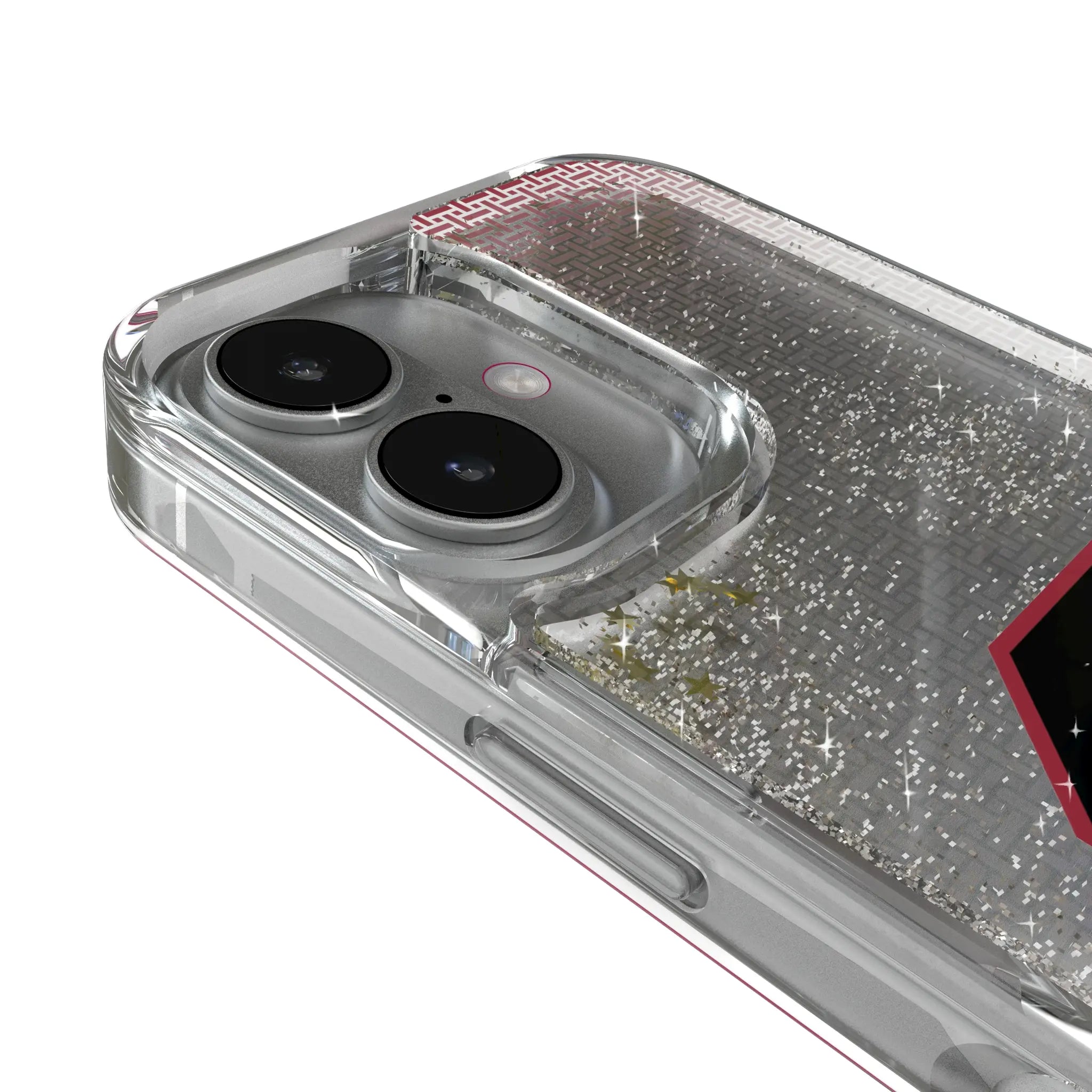 University of South Carolina Gamecocks Linen Glitter Phone Case