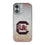 University of South Carolina Gamecocks Linen Glitter Phone Case