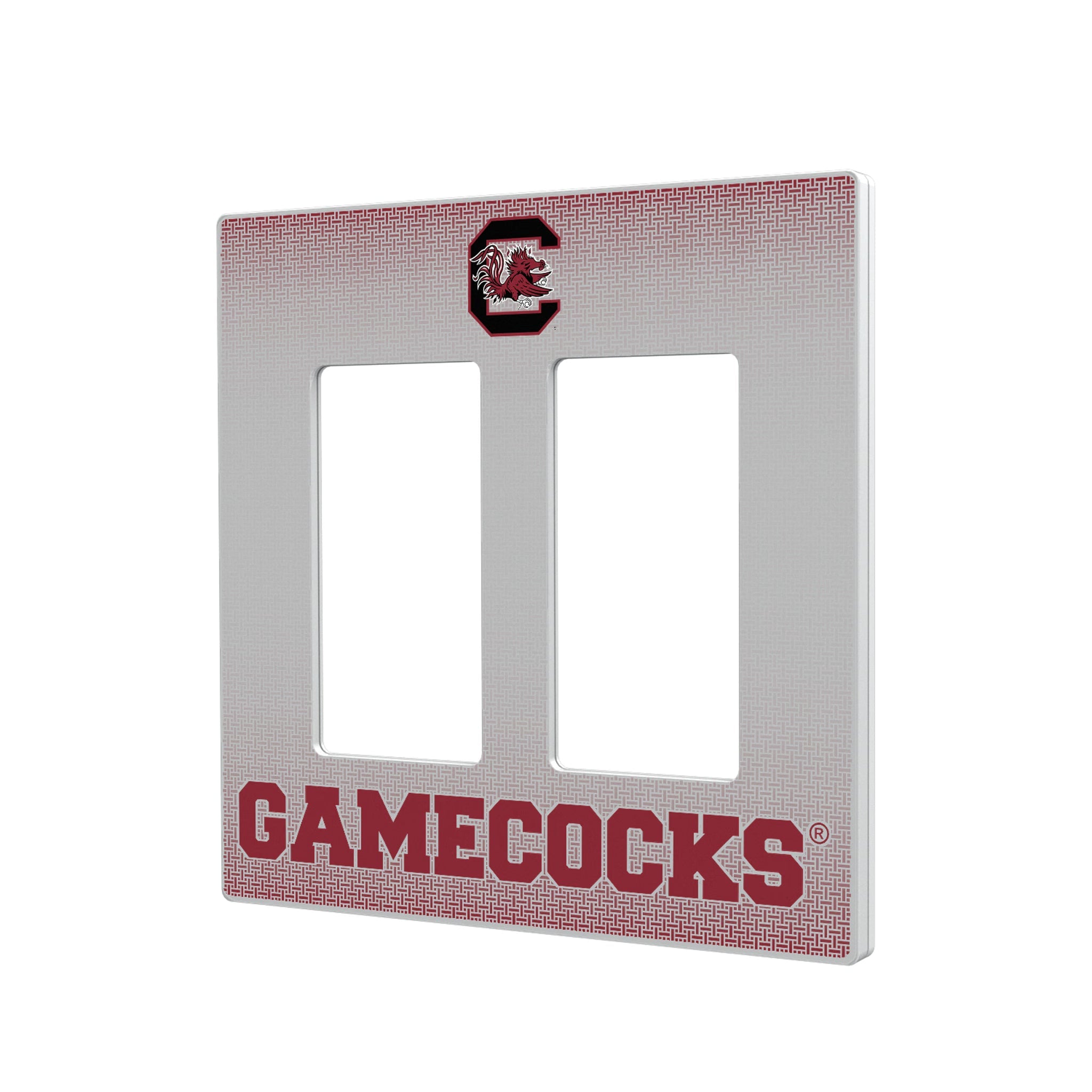 University of South Carolina Gamecocks Linen Hidden-Screw Light Switch Plate