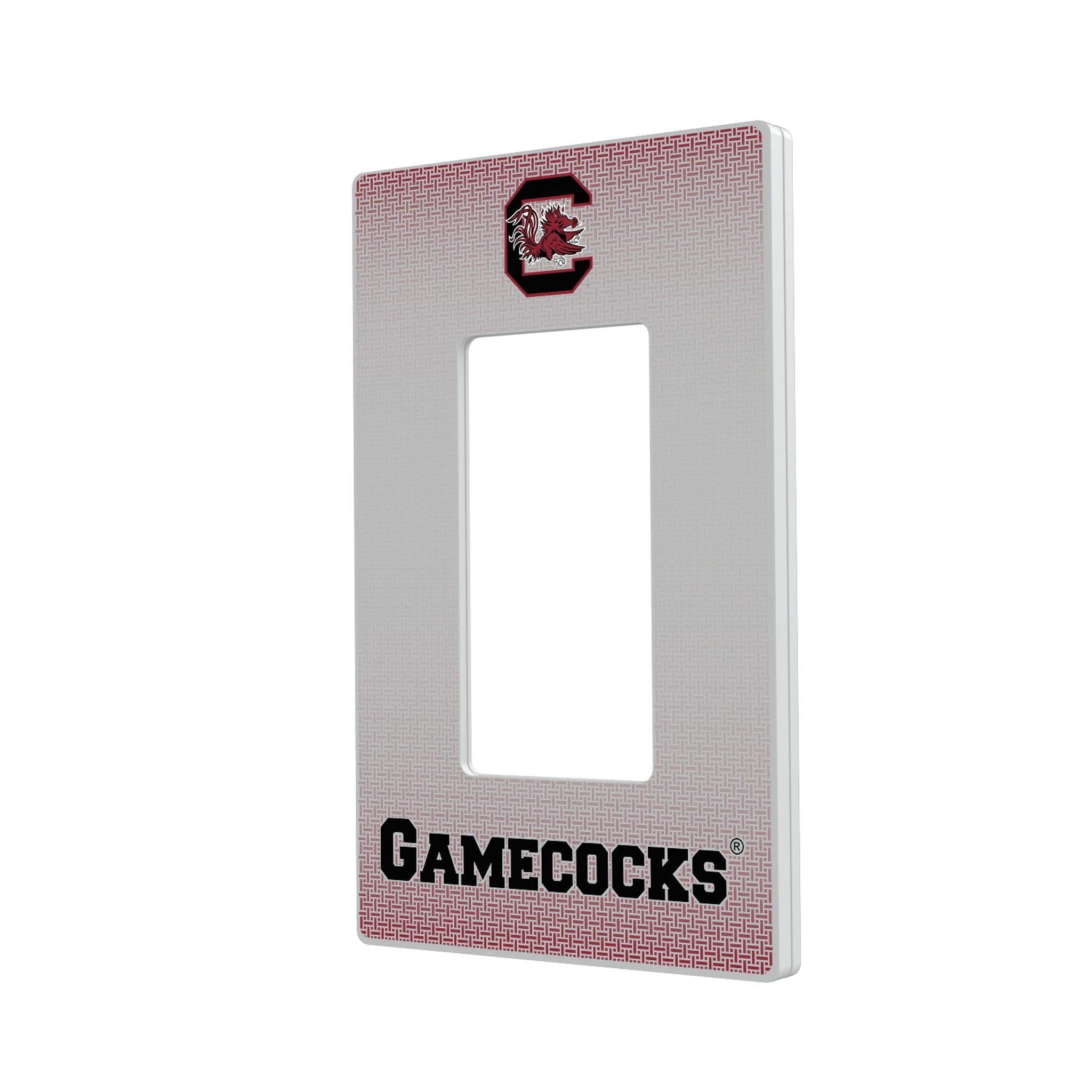 University of South Carolina Gamecocks Linen Hidden-Screw Light Switch Plate