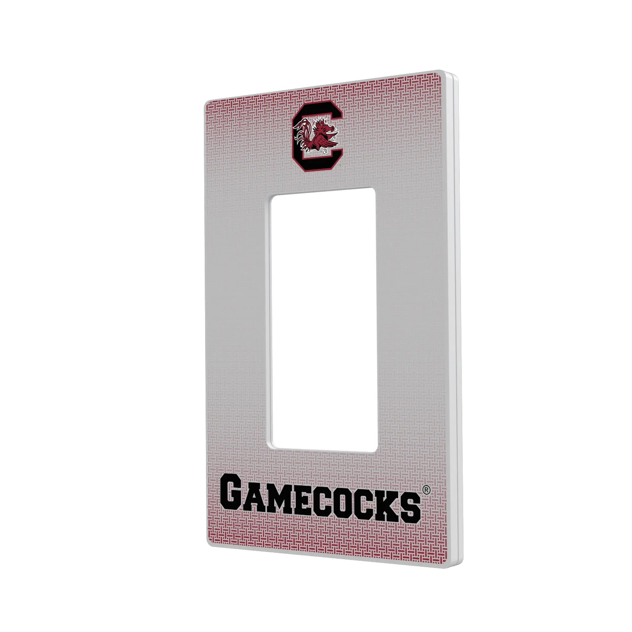 University of South Carolina Gamecocks Linen Hidden-Screw Light Switch Plate