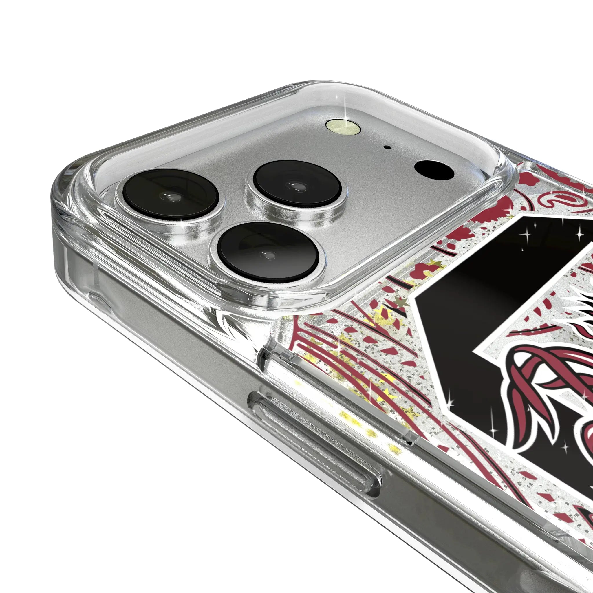 University of South Carolina Gamecocks Paisley Glitter Phone Case