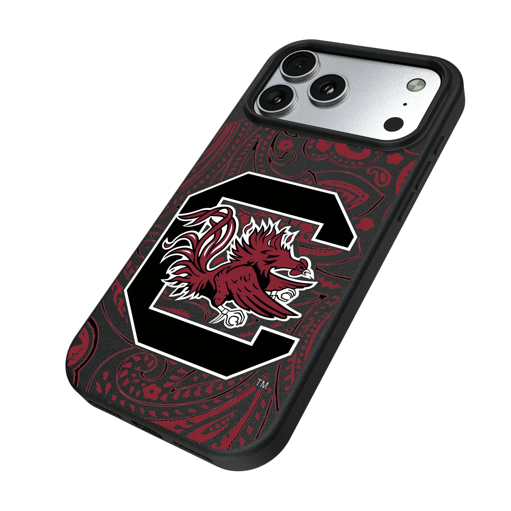 University of South Carolina Gamecocks Paisley MagSafe Compatible Phone Case for Apple iPhone