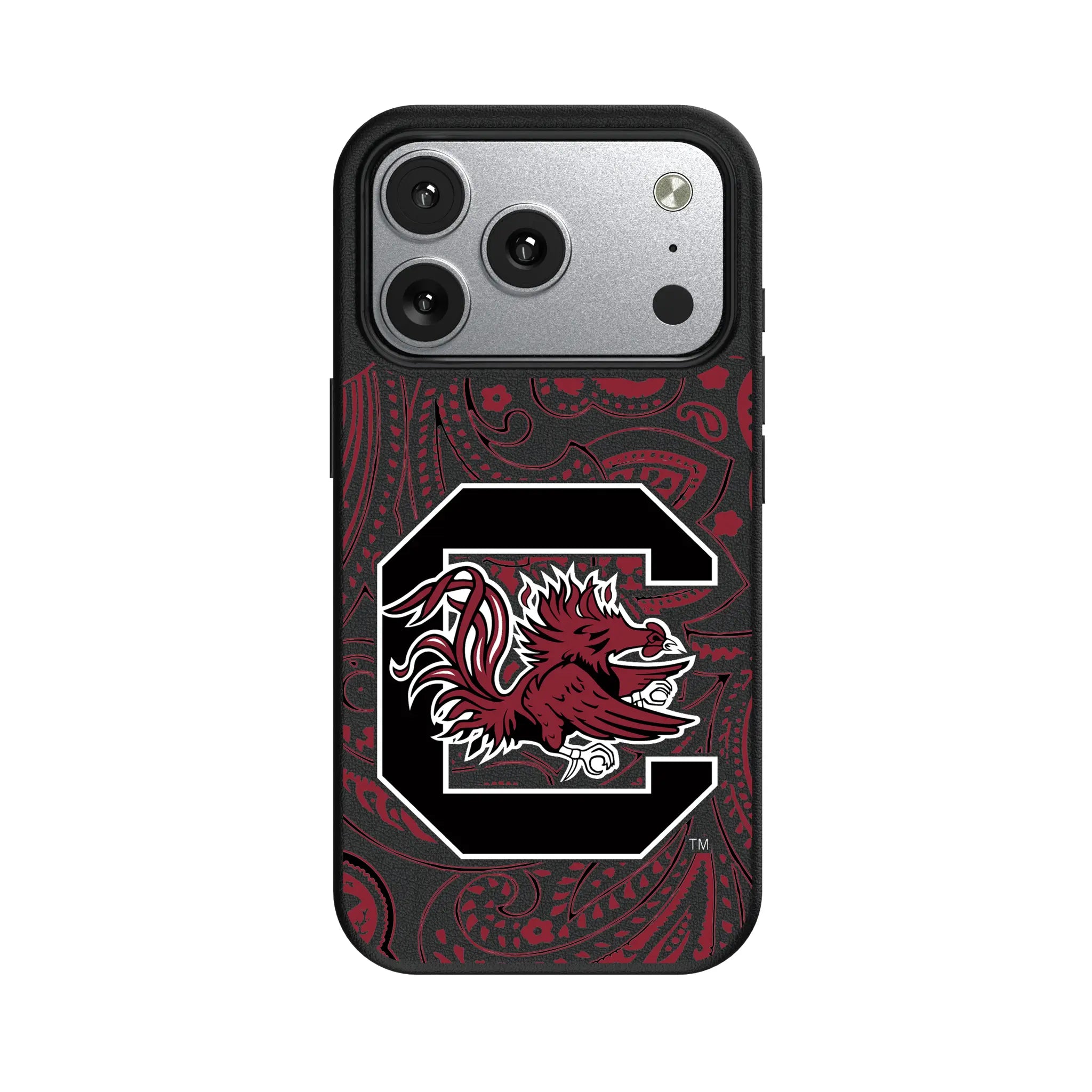 University of South Carolina Gamecocks Paisley MagSafe Compatible Phone Case for Apple iPhone