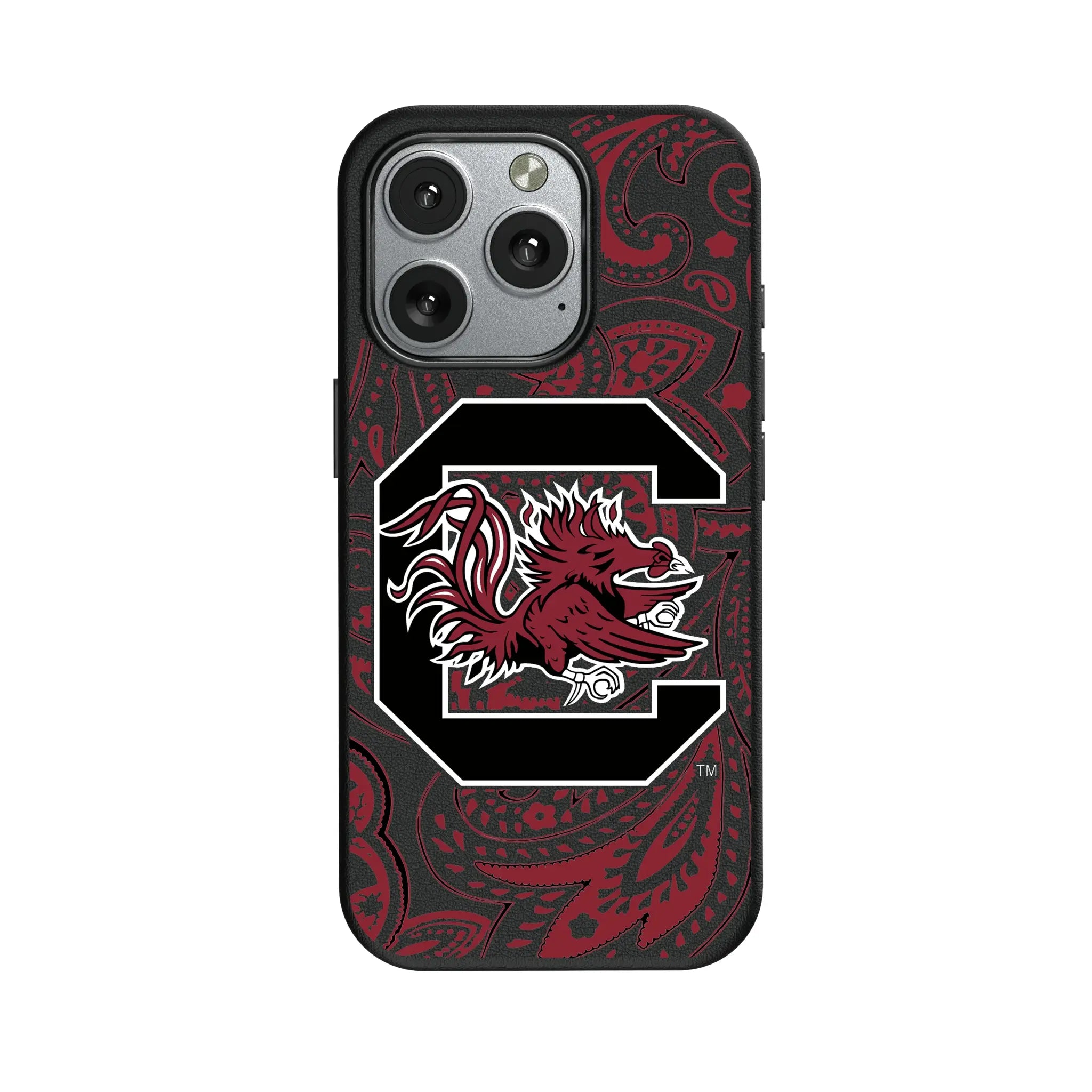 University of South Carolina Gamecocks Paisley MagSafe Compatible Phone Case for Apple iPhone