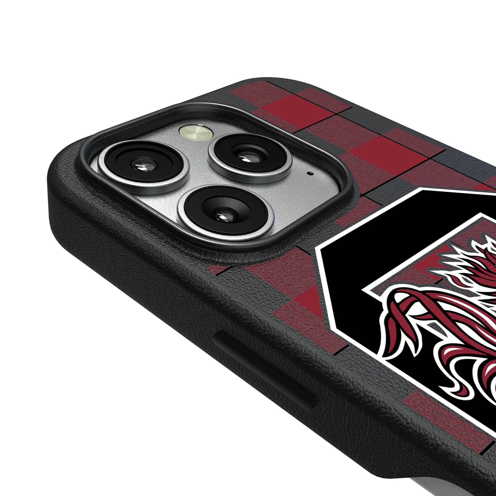 University of South Carolina Gamecocks Plaid MagSafe Compatible Phone Case for Apple iPhone