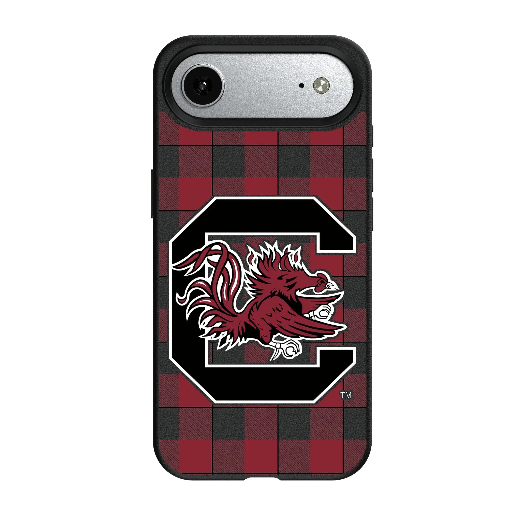 University of South Carolina Gamecocks Plaid MagSafe Compatible Phone Case for Apple iPhone