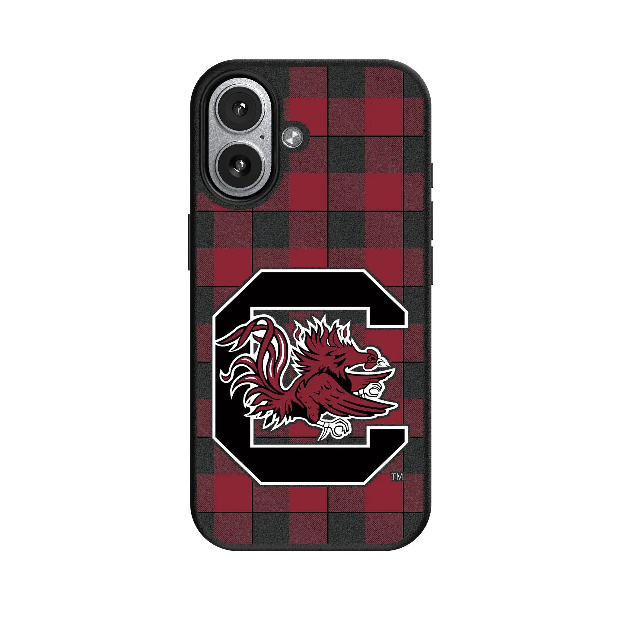 University of South Carolina Gamecocks Plaid MagSafe Compatible Phone Case for Apple iPhone