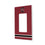 University of South Carolina Gamecocks Stripe Hidden-Screw Light Switch Plate