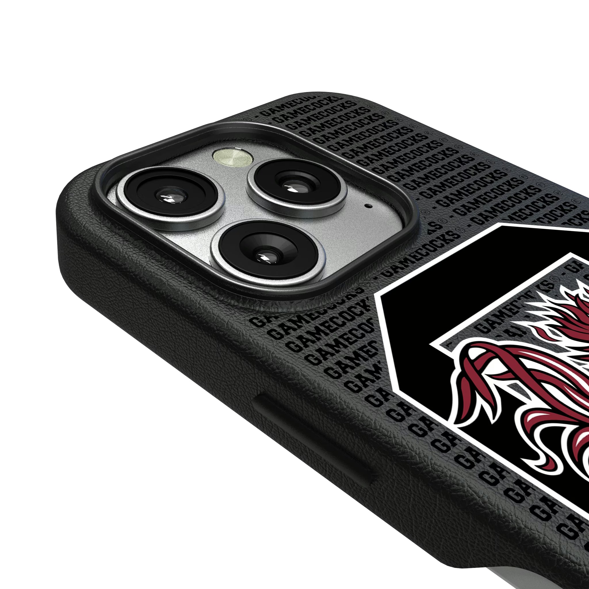 University of South Carolina Gamecocks Text Backdrop MagSafe Compatible Phone Case for Apple iPhone - Sports Gifts, Sports Memorabilia, Sports Collectibles, Fan Shop