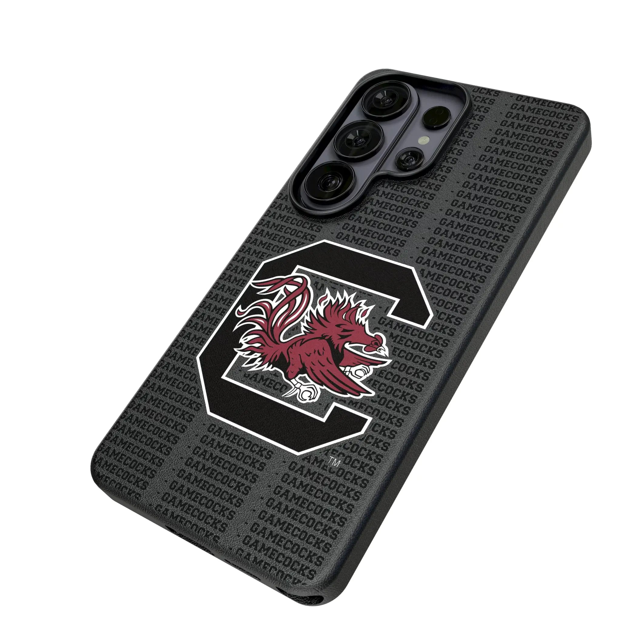 University of South Carolina Gamecocks Text Backdrop MagSafe Compatible Phone Case for Samsung Galaxy