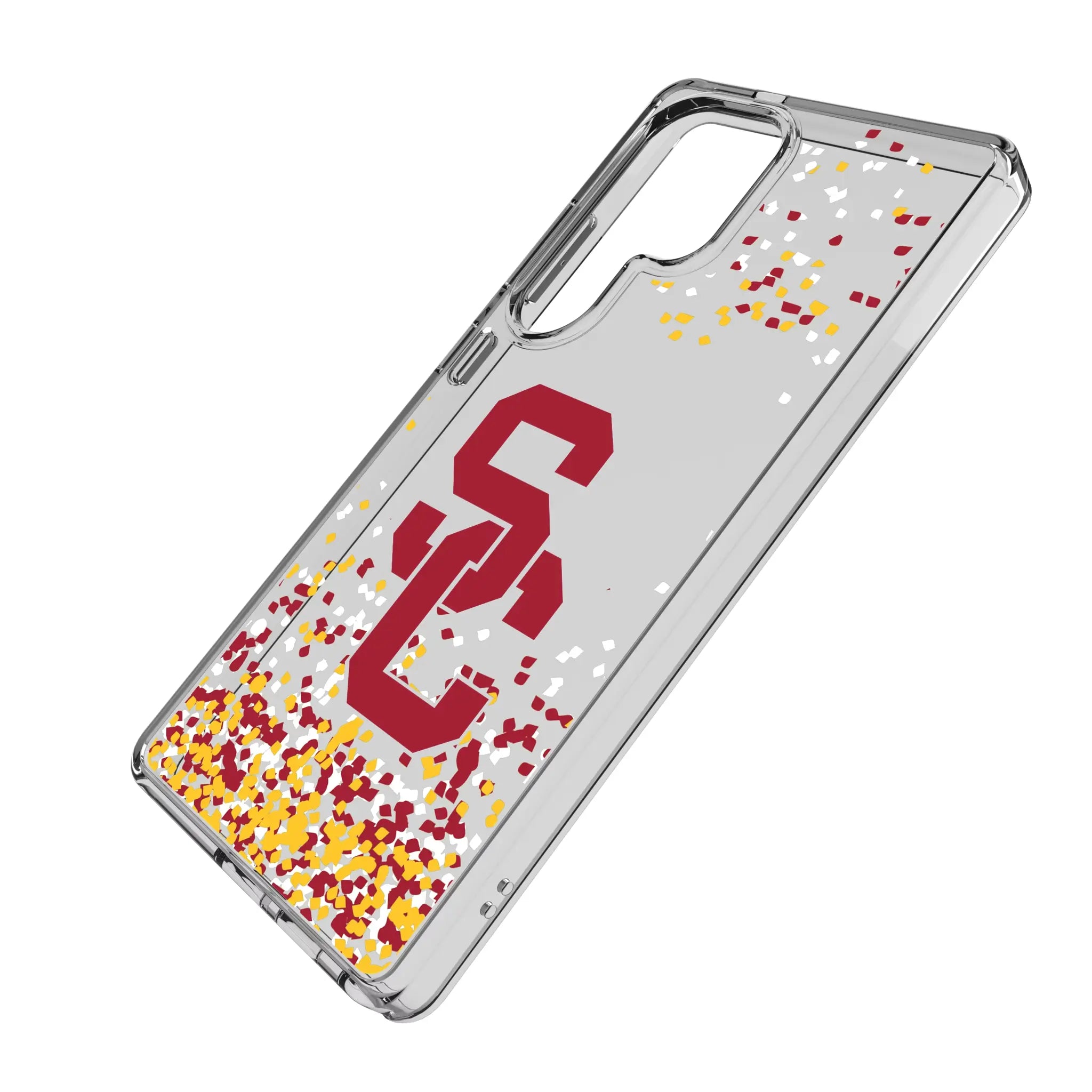 University of Southern California Trojans Confetti Clear Phone Case for Samsung Galaxy