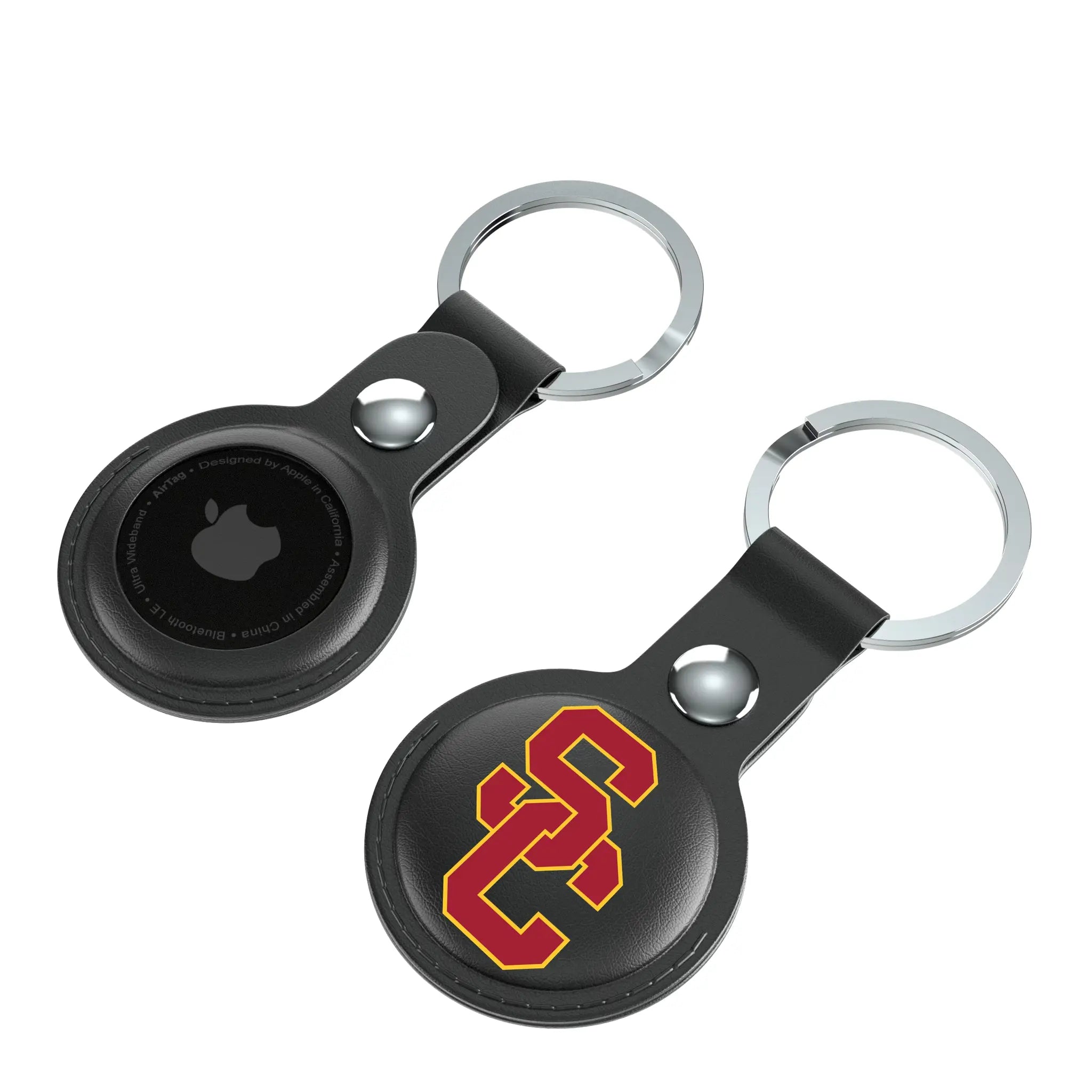 University of Southern California Trojans Insignia Black Airtag Holder 2-Pack