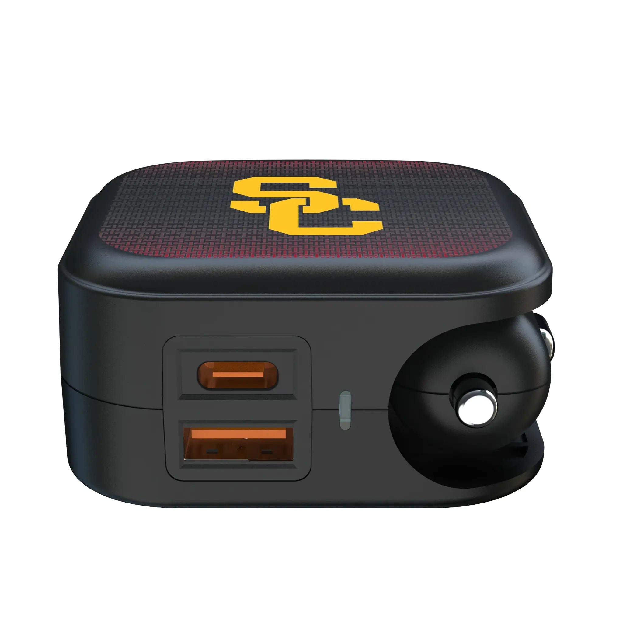 University of Southern California Trojans Linen 2 in 1 USB A/C Charger