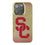 University of Southern California Trojans Linen Bling Phone Case for Apple iPhone