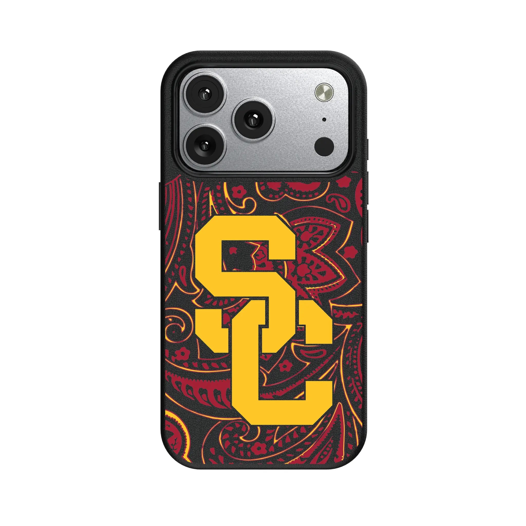 University of Southern California Trojans Paisley MagSafe Compatible Phone Case for Apple iPhone