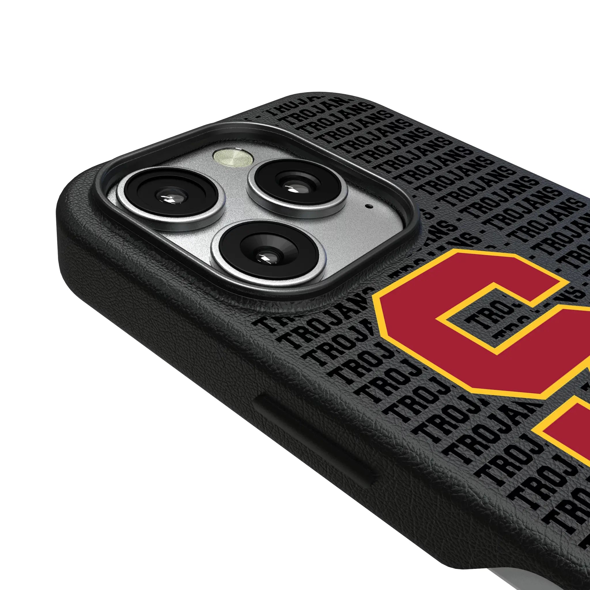 University of Southern California Trojans Text Backdrop MagSafe Compatible Phone Case for Apple iPhone