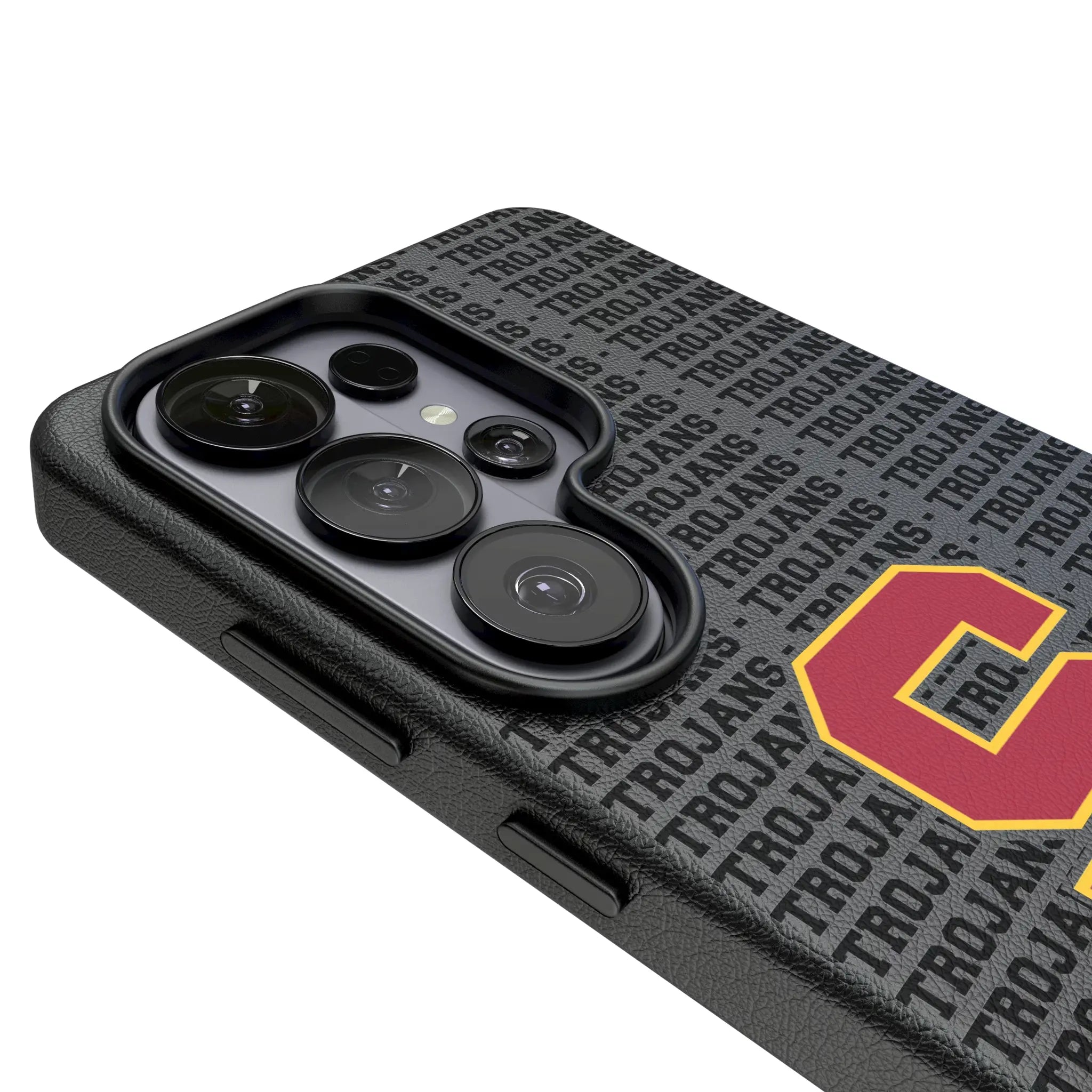 University of Southern California Trojans Text Backdrop MagSafe Compatible Phone Case for Samsung Galaxy