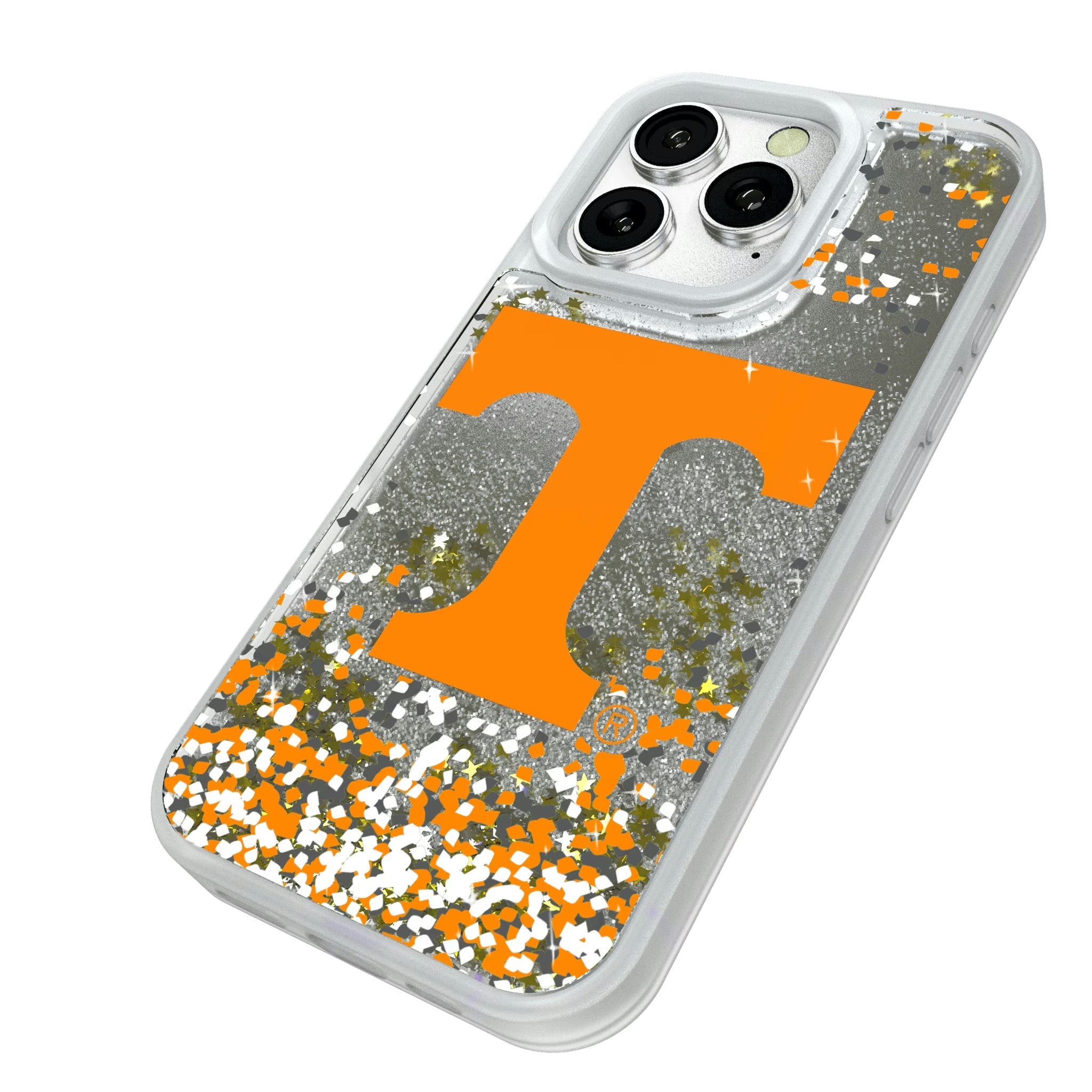 University of Tennessee Volunteers Confetti Glitter Phone Case - Sports Gifts, Sports Memorabilia, Sports Collectibles, Fan Shop