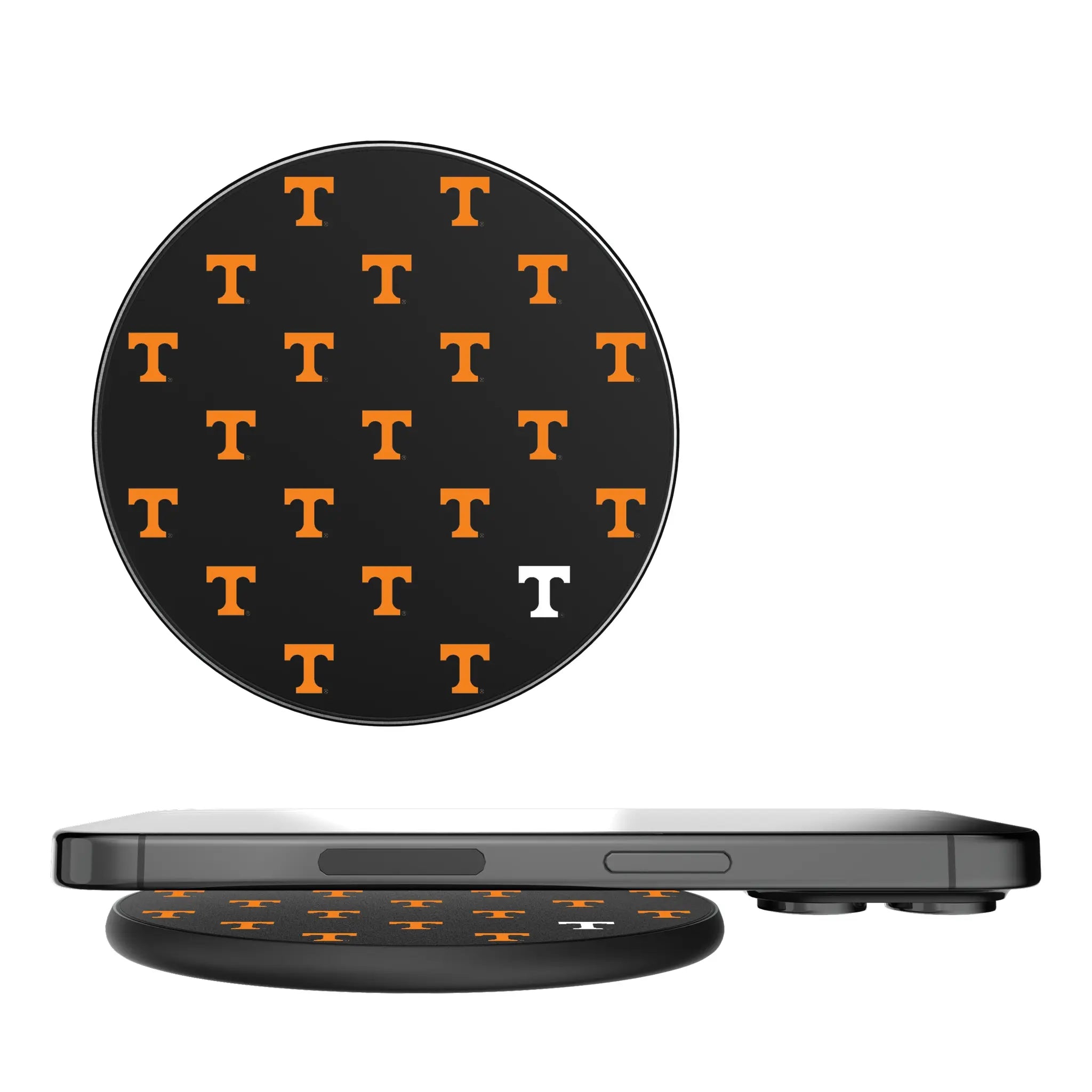 University of Tennessee Volunteers Fashion Pattern 15-Watt Wireless Charger