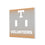 University of Tennessee Volunteers Linen Hidden-Screw Light Switch Plate
