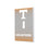 University of Tennessee Volunteers Linen Hidden-Screw Light Switch Plate