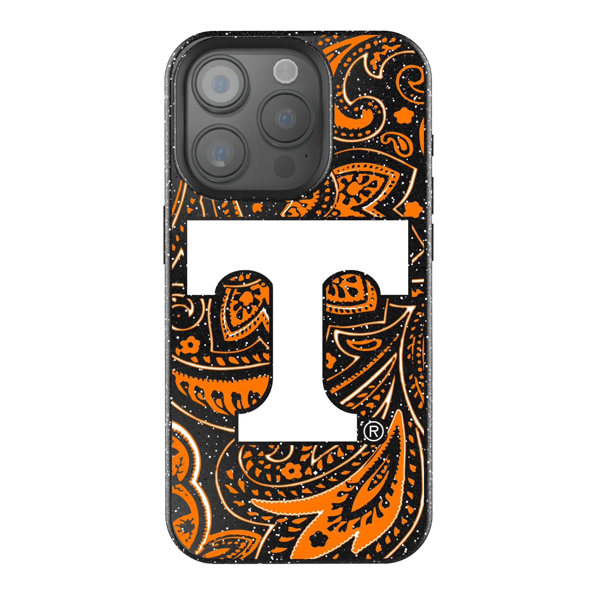 University of Tennessee Volunteers Paisley Bling Phone Case