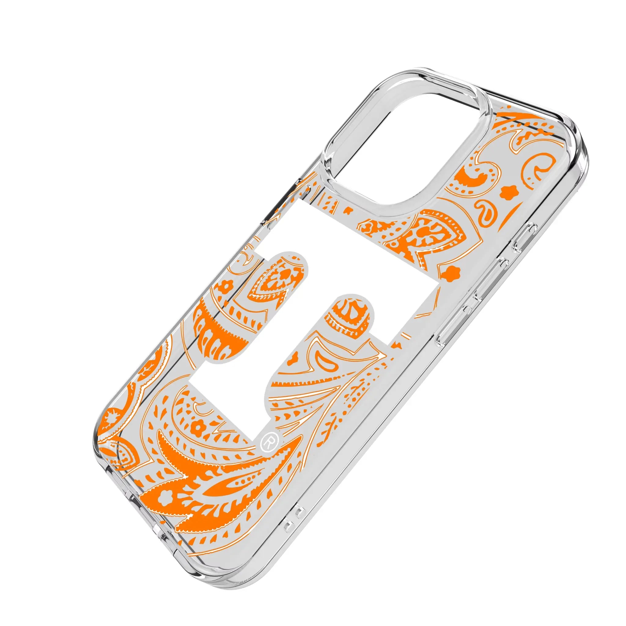 University of Tennessee Volunteers Paisley Clear Phone Case for Apple iPhone