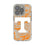 University of Tennessee Volunteers Paisley Clear Phone Case for Apple iPhone