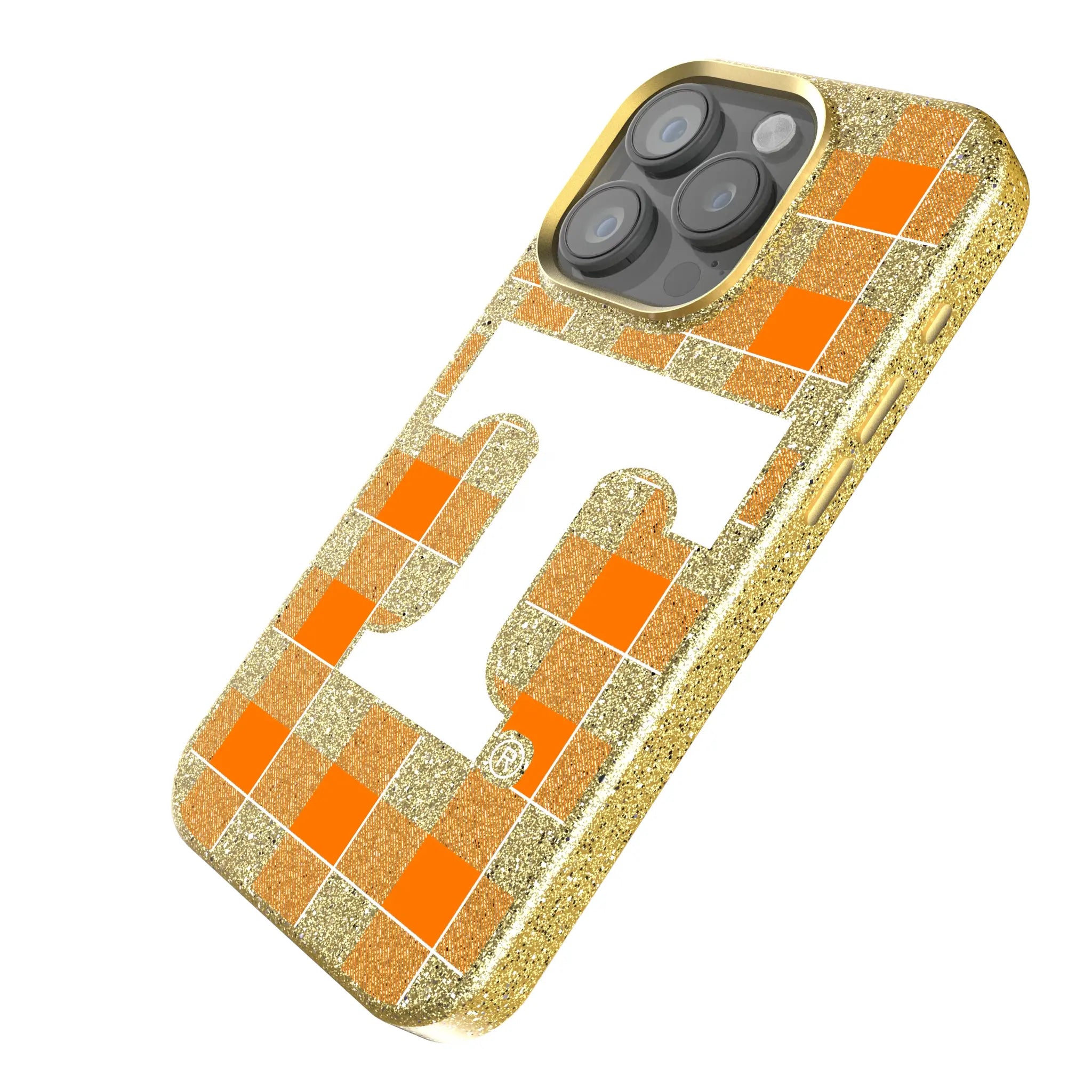 University of Tennessee Volunteers Plaid Bling Phone Case