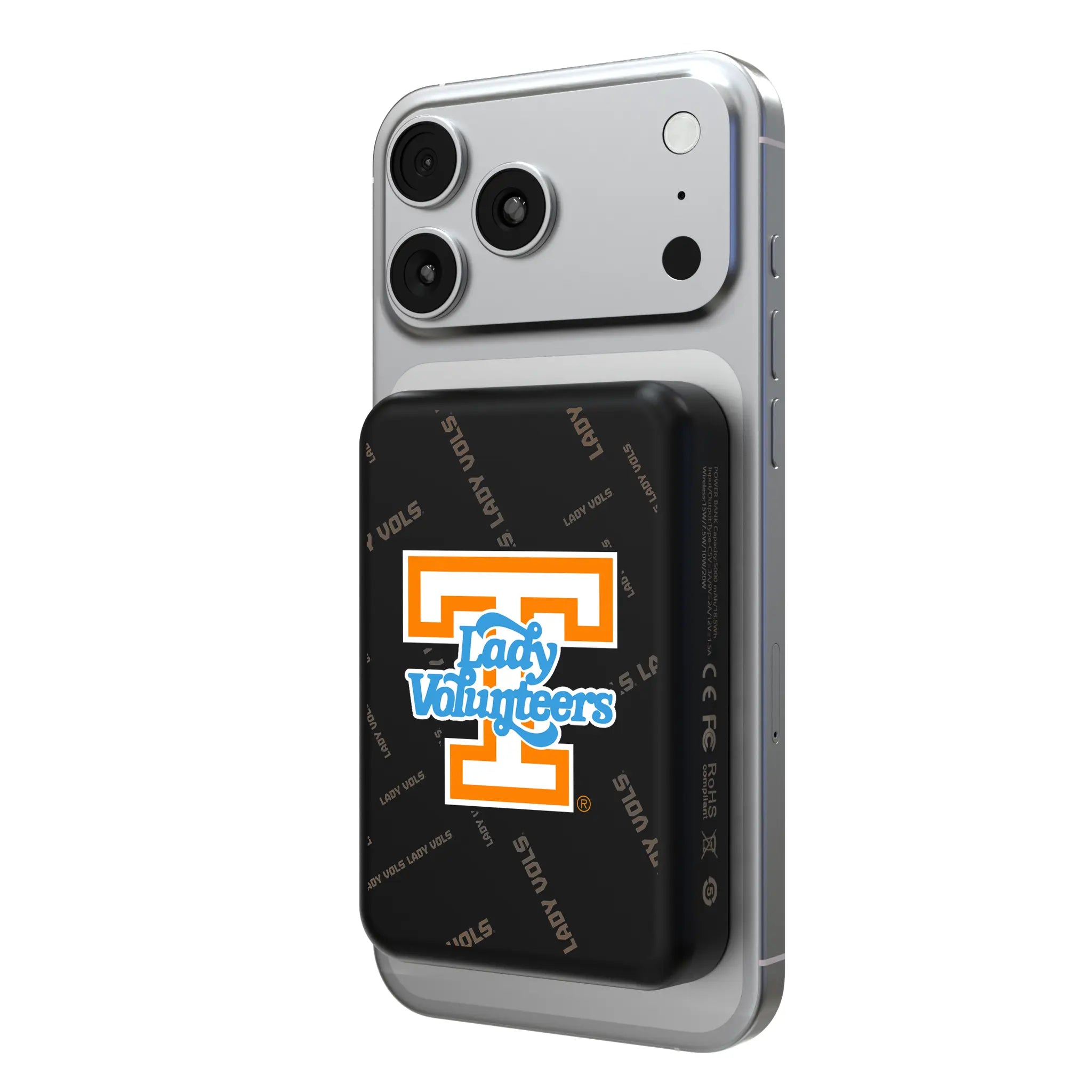 University of Tennessee Volunteers Quadtile Wireless Mag Power Bank