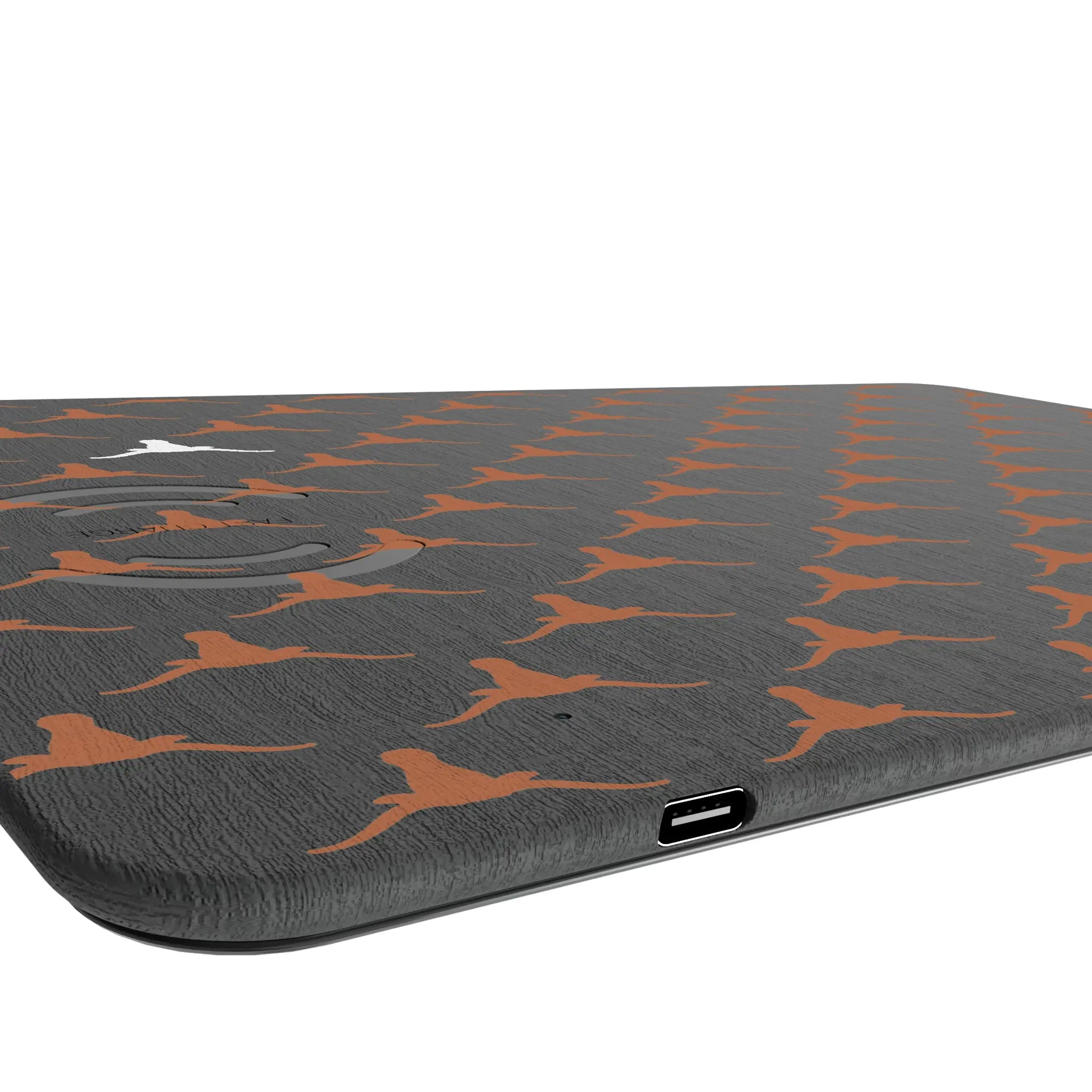 University of Texas Longhorns Fashion Pattern 15-Watt Wireless Charger and Mouse Pad