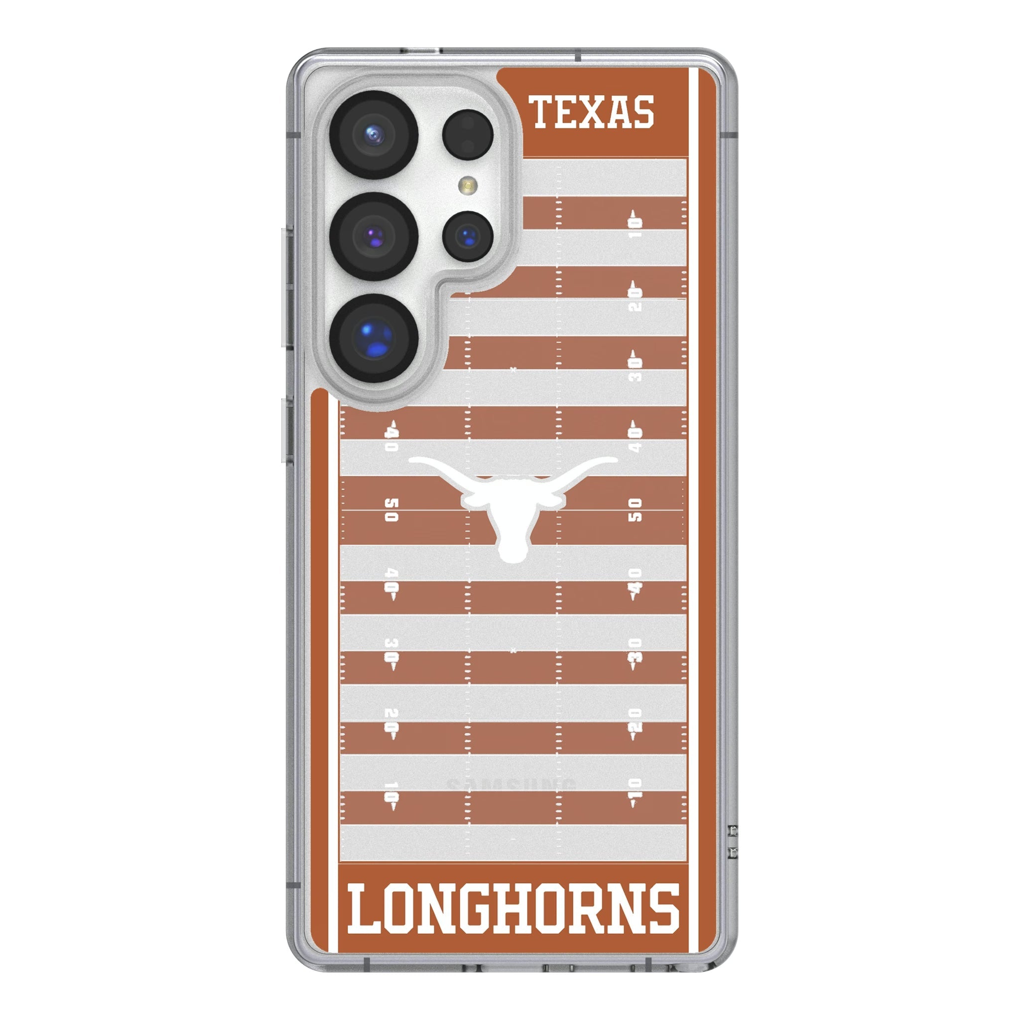 University of Texas Longhorns Field Clear Phone Case for Samsung Galaxy