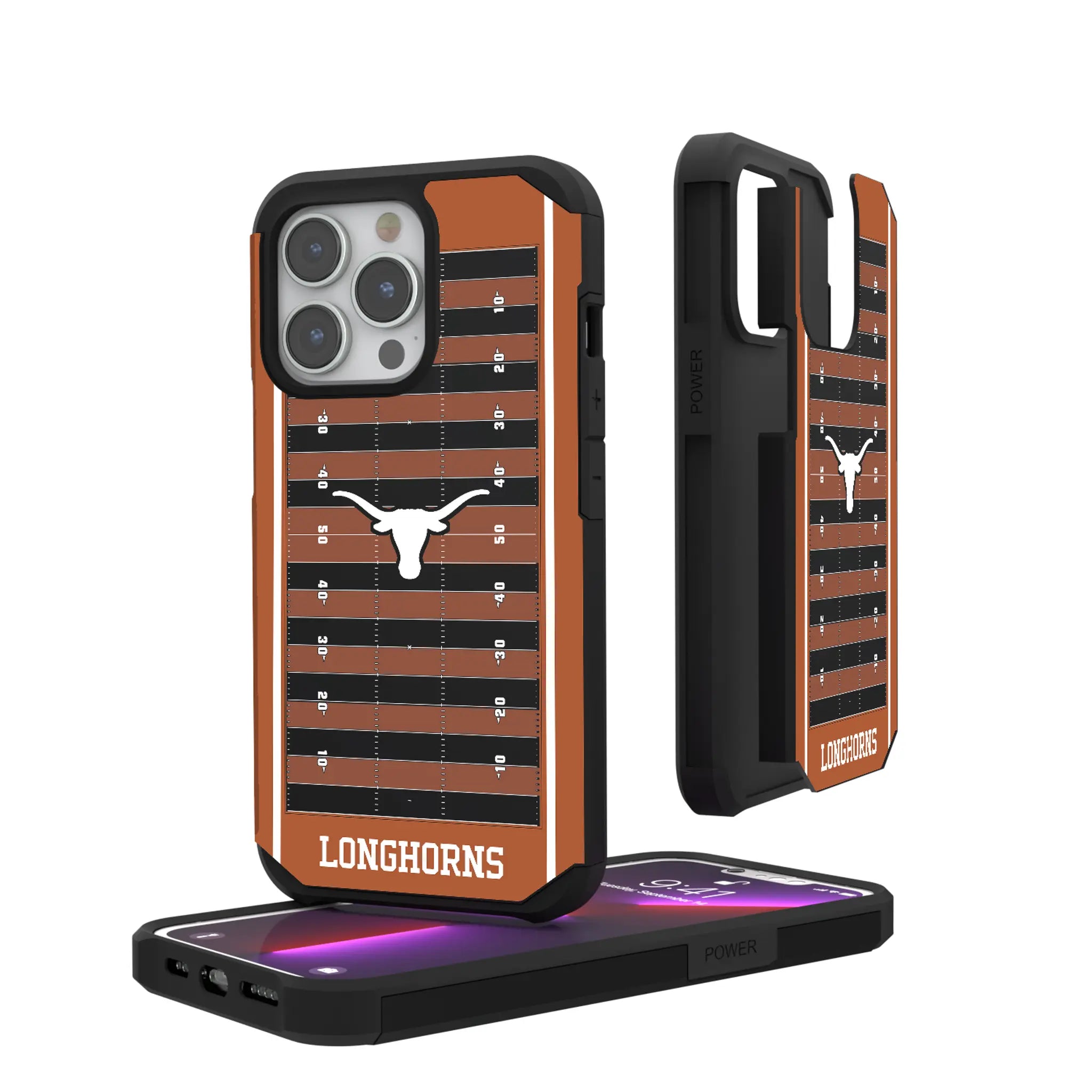 University of Texas Longhorns Field Rugged Phone Case