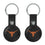 University of Texas Longhorns Insignia Black Airtag Holder 2-Pack