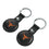 University of Texas Longhorns Insignia Black Airtag Holder 2-Pack